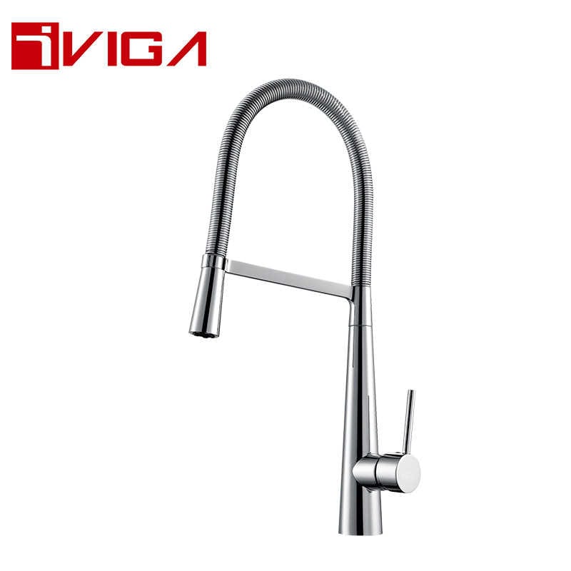 42201301CH High quality SUS 304 Spring Kitchen Faucet