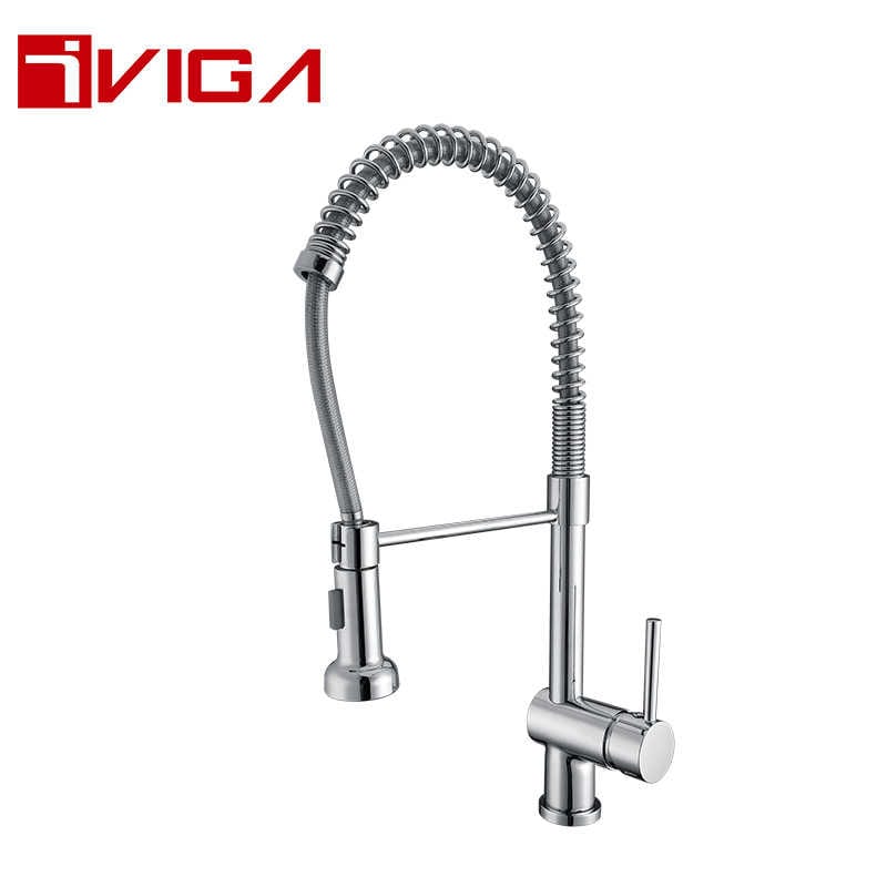 Pre-Rinse Kitchen Faucet 42206401CH with Swiveling Spout