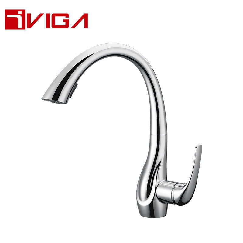 42207901CH One Handle Pull Down Kitchen Faucet