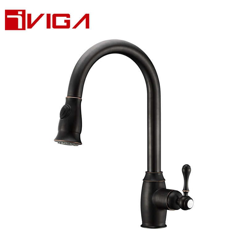 Single Handle Pull-Down Spray Bar Faucet 42209401ORB