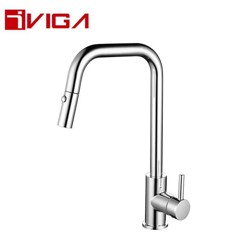 Pull Down Kitchen Faucet 42210301CH with Sprayer
