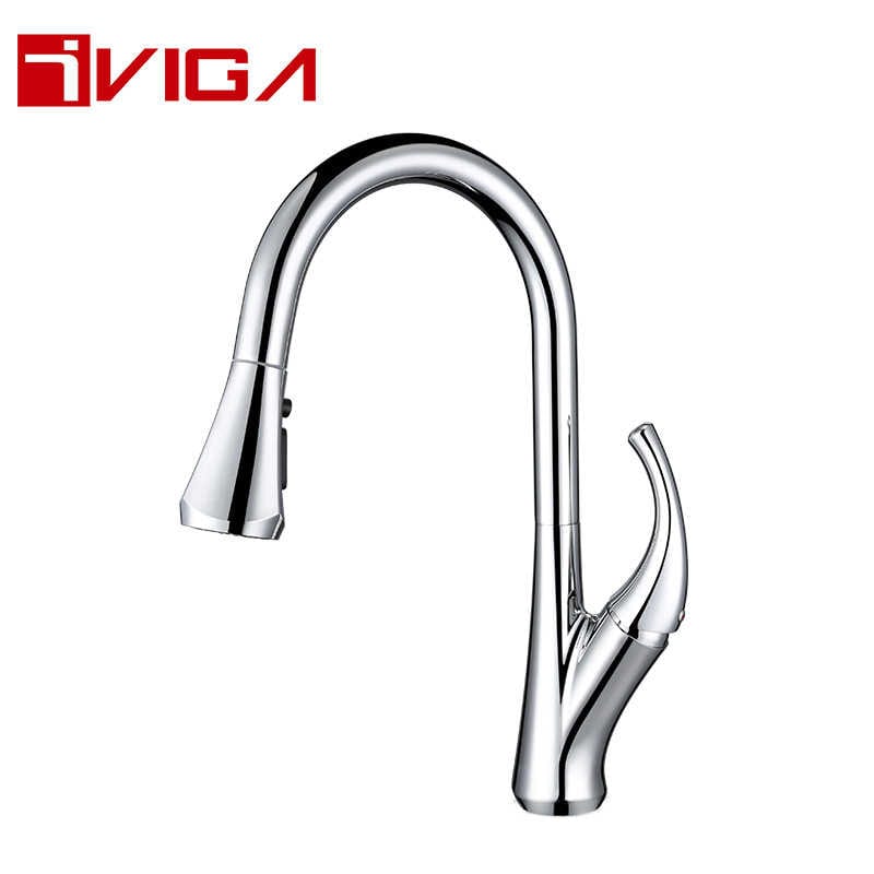Pull-Down Spray Kitchen Faucet 42211901CH with On/Off Touch Activation