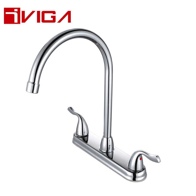 99210104CH  8′  Two Handle Kitchen Faucet