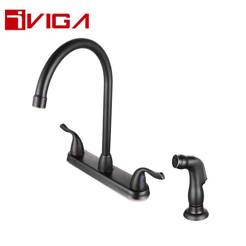 992101A4ORB  8′ Two Handle Kitchen Faucet