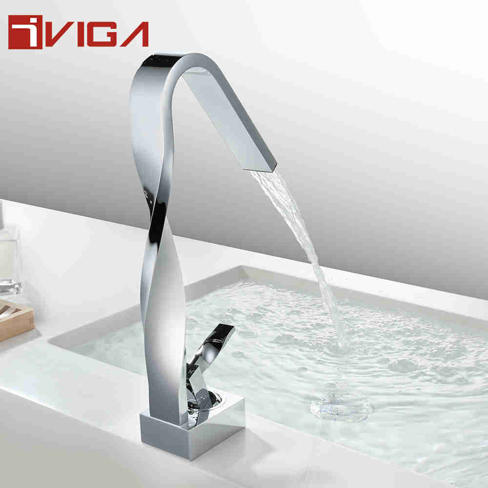 8211A0CH Twist Design Basin Faucet - Ellen Series - 1