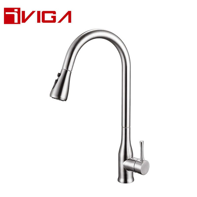 One-Handle High Arc Pulldown Kitchen Faucet 42221301BN