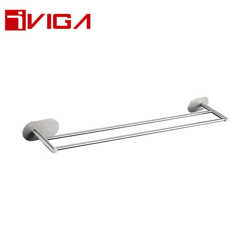 482410BN Stainless steel double towel bar