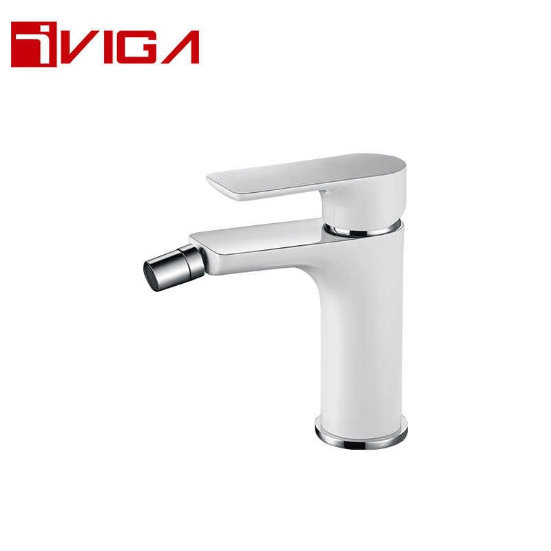 561000LWC White And Chrome Bidet Faucet
