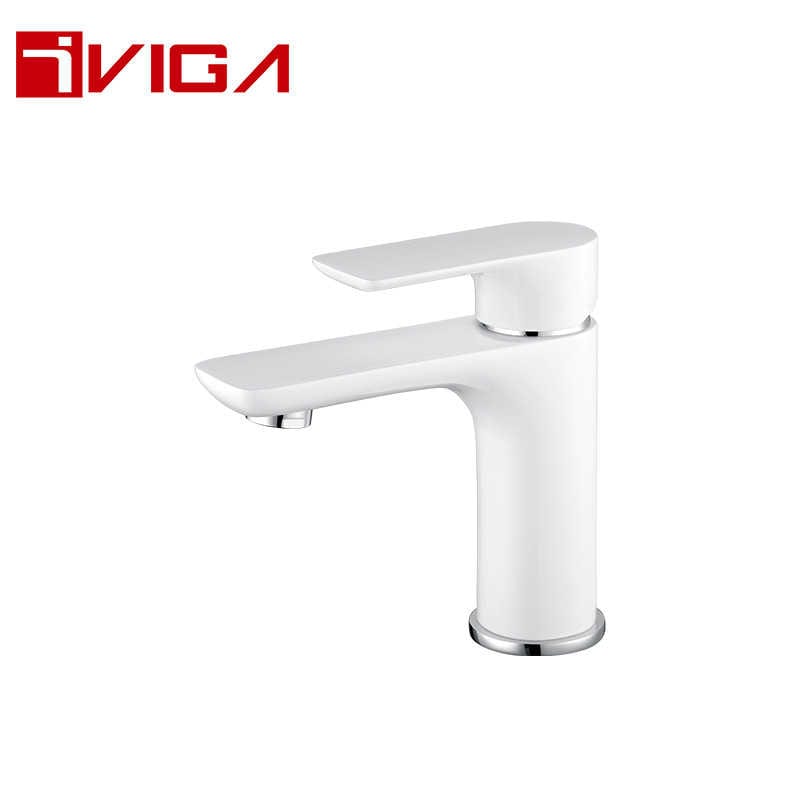 561100LW Universal Bathroom Basin Faucet In White