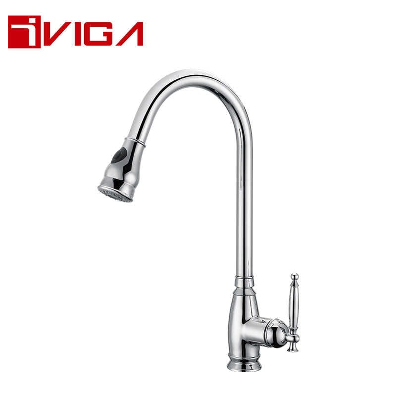 Pull Down Kitchen Faucet 6021A0CH ກັບ Pull Down Sprayer