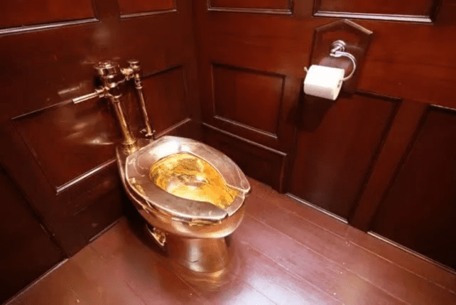 The 18K gold toilet was stolen! More than 8.85 million yuan！