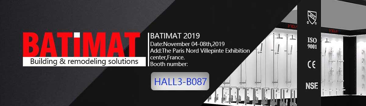 VIGA faucet sincerely invites you  to participate in the BATIMAT. - Blog - 1