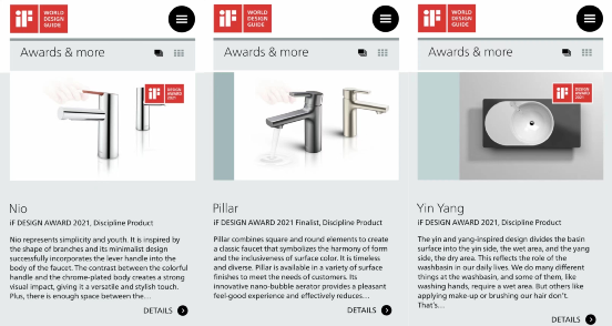 Huida Bathroom Won Six If Design Award 2021 Product Design Awards - Blog - 1