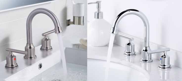 Rrushed Nickel Faucet VS  Chrome Faucet - News - 1