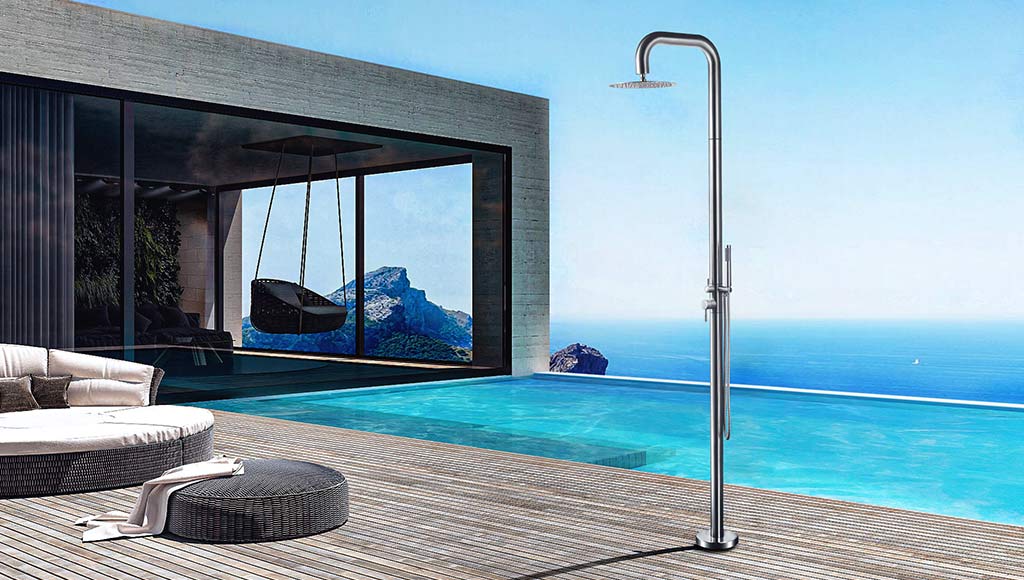 ឧបករណ៍ងូតទឹកដែលមានភាពទាន់សម័យទាន់សម័យ