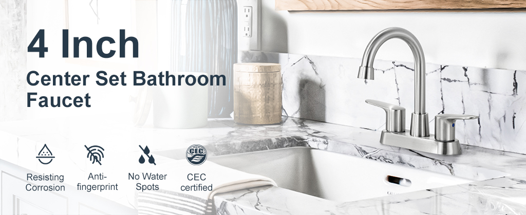 4 inch Center Set Faucet for Bathroom - 9915210BN