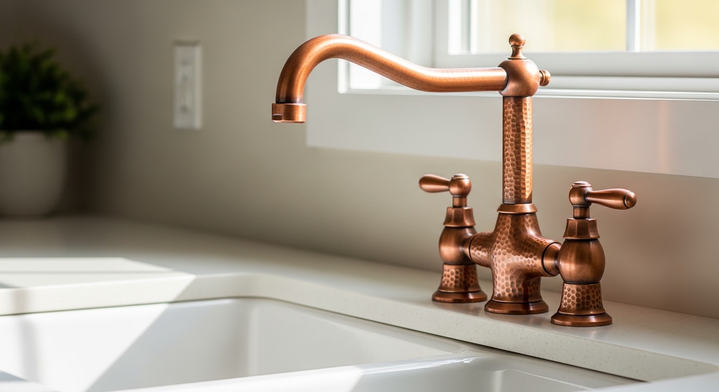 copper faucet vintage