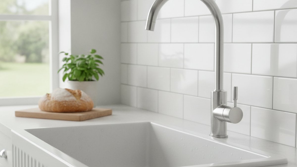 how to replace wall mounted kitchen tap