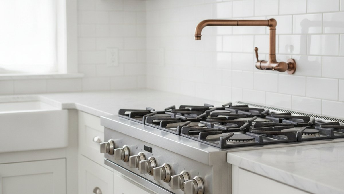 pot filler faucet copper